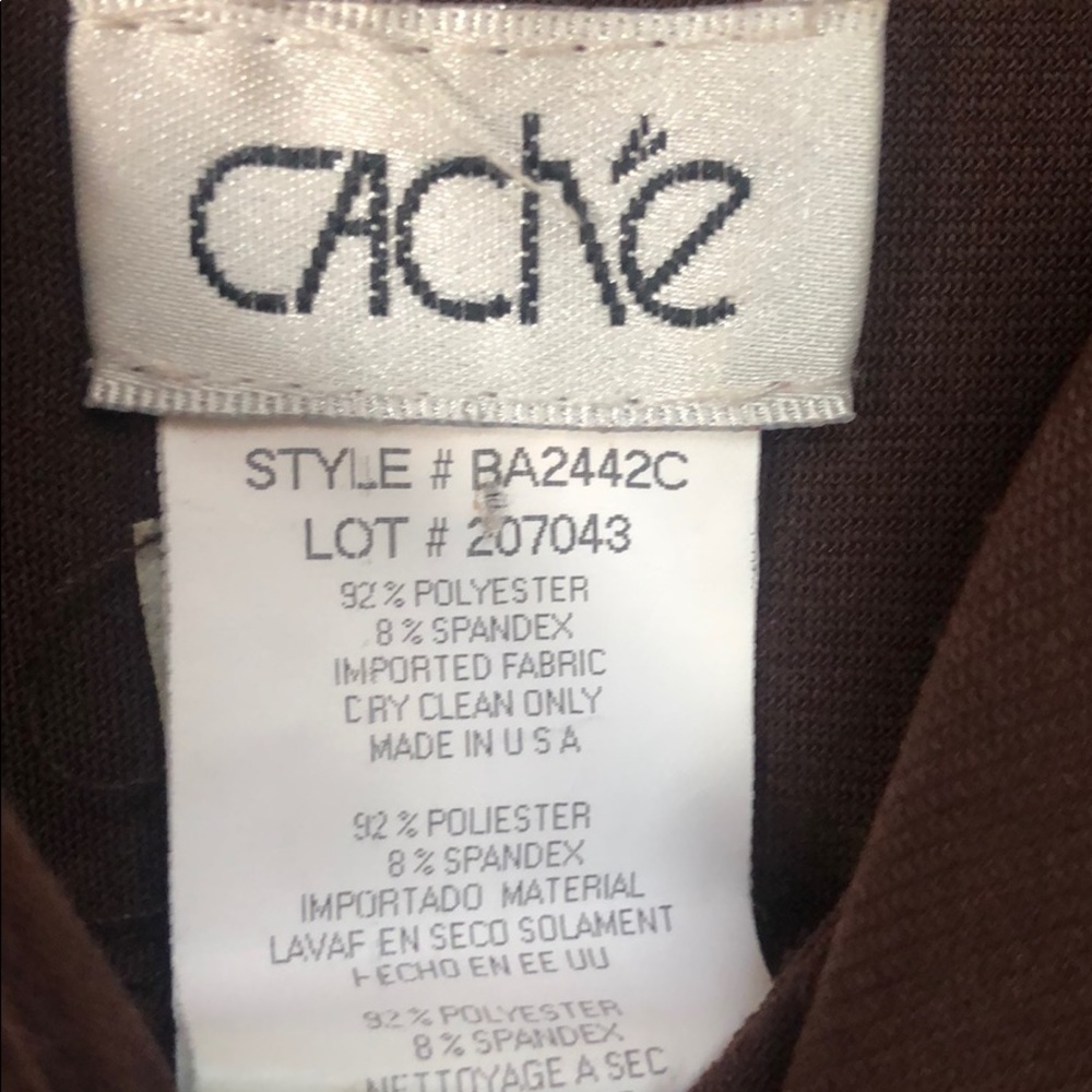 Cache Chocolate Spaghetti Strap - image 2